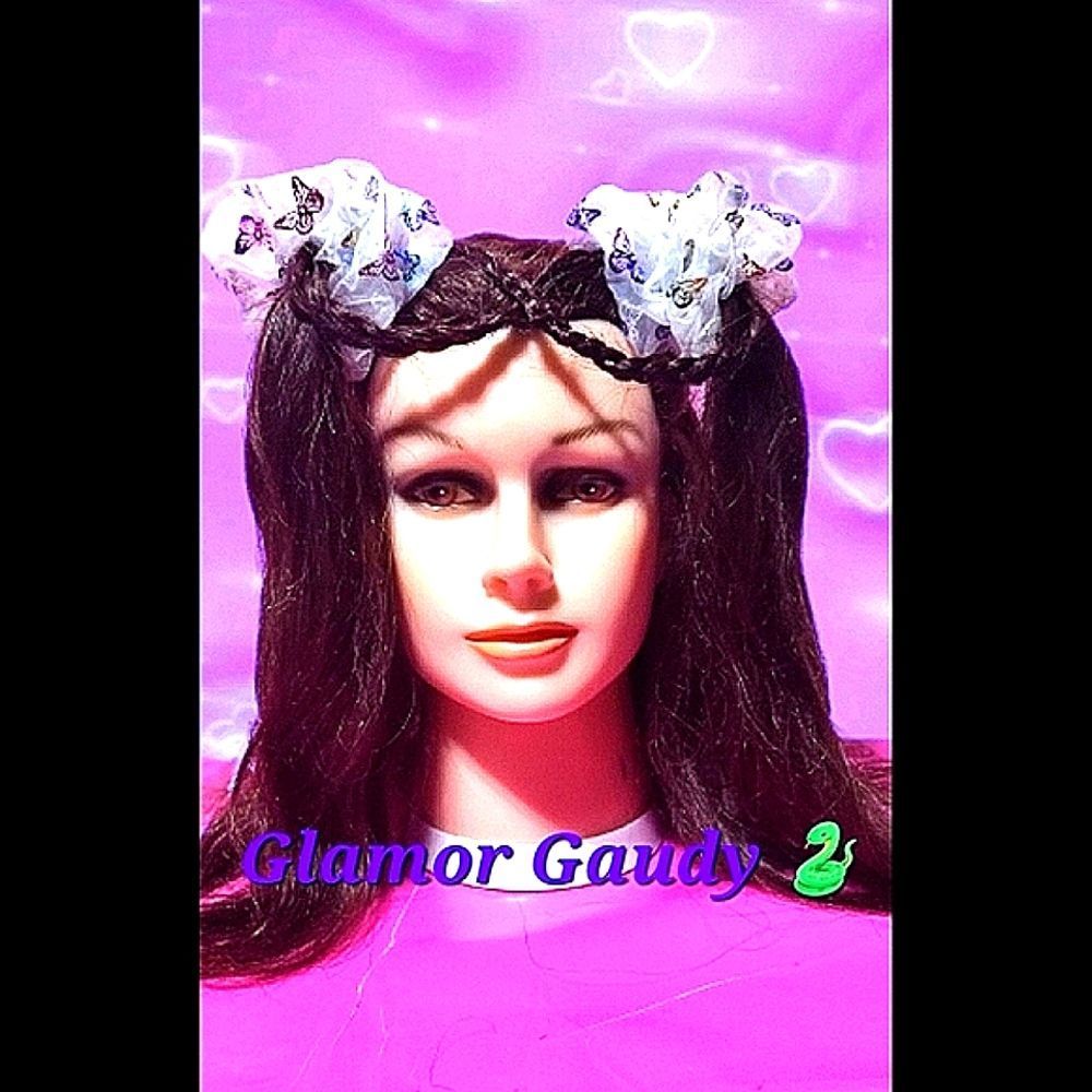 🐍Spring Butterfly Chiffon Scrunchie